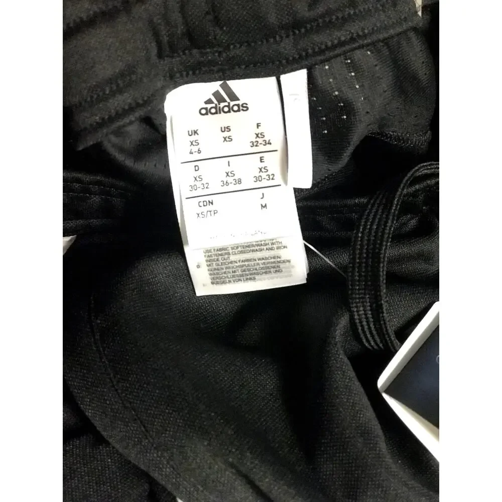 Adidas NWT Tiro Tapered Athletic Black Sweat Pants Size XSmall - Picture 8 of 10